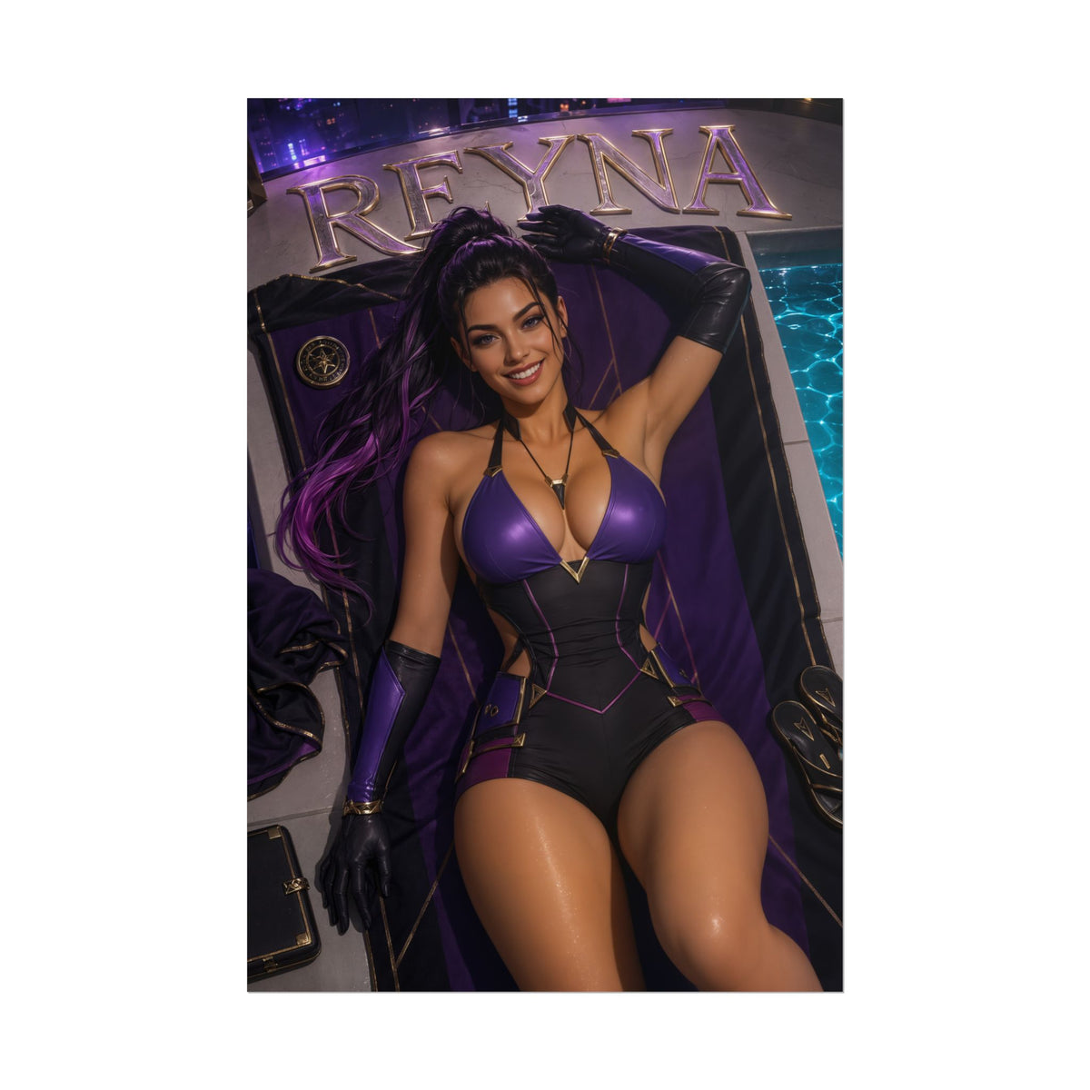 Reyna Valorant Gaming Poster Wall Art Gamer Room Decor Collectible Print