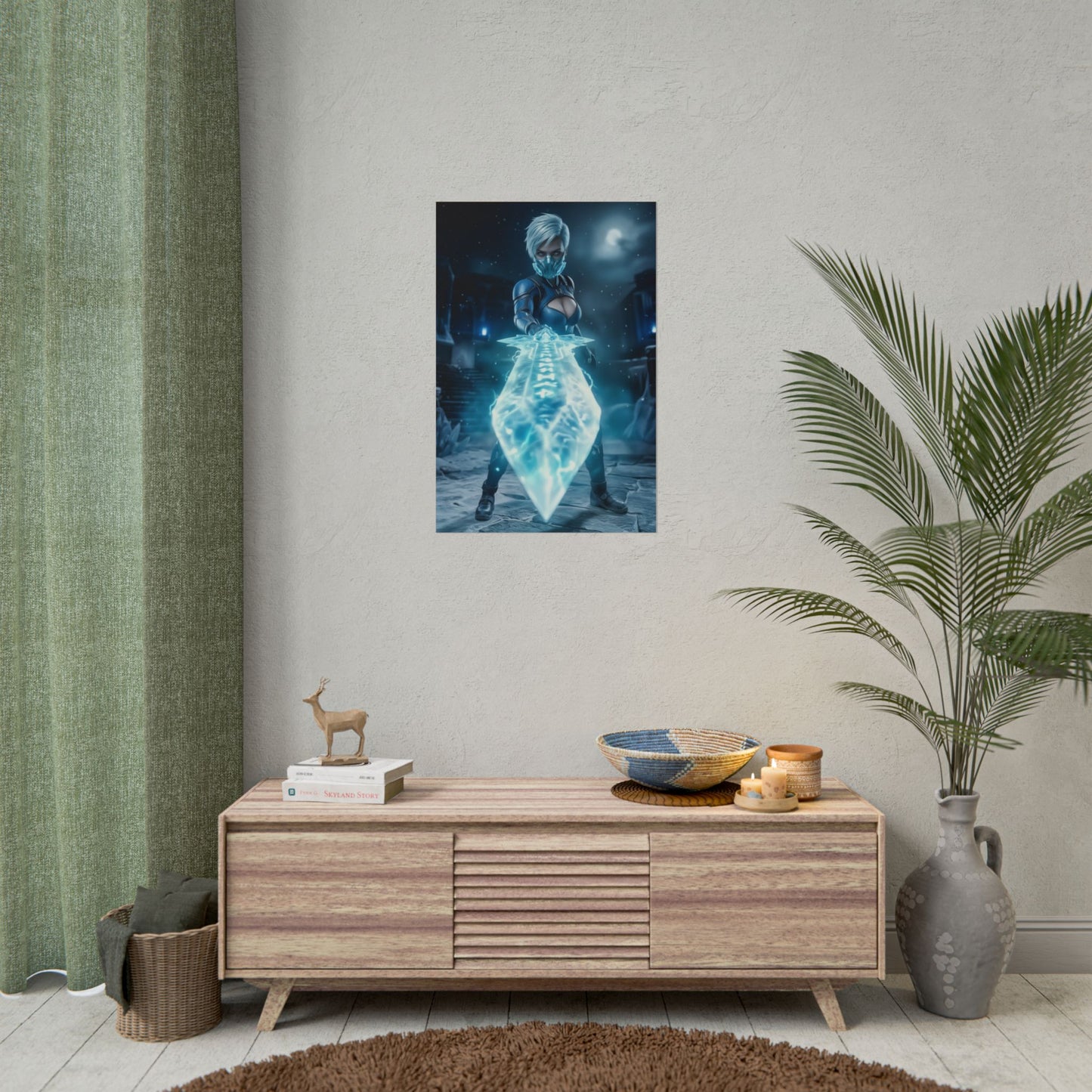 Frost Poster Mortal Kombat Wall Art Print Gaming Room Decor