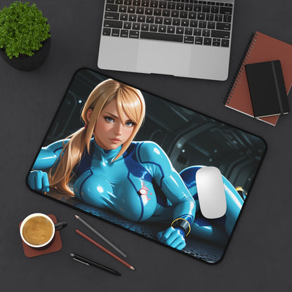 Килимок для столу Samus Aran, килимок для миші з науково-фантастичної гри Heroine, налаштування ігрового столу