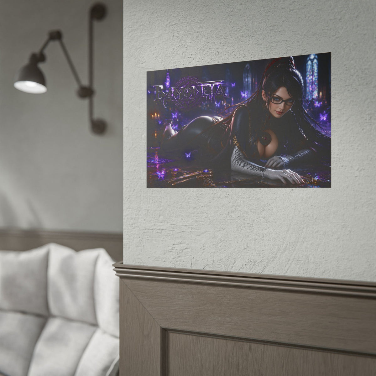 Gaming Wall Art Bayonetta Poster Game Room Decor Gamer Gift Art Print