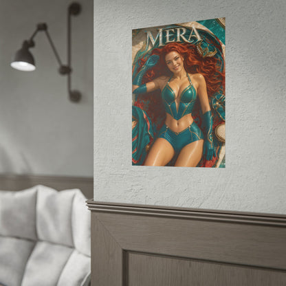 Mera Comic Poster Character Wall Art Collector Room Decor Art Print