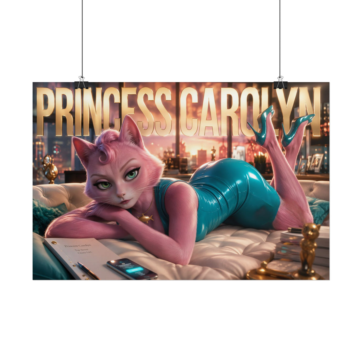 Princess Carolyn BoJack Horseman Wall Art Poster Character Decor Collector Gift