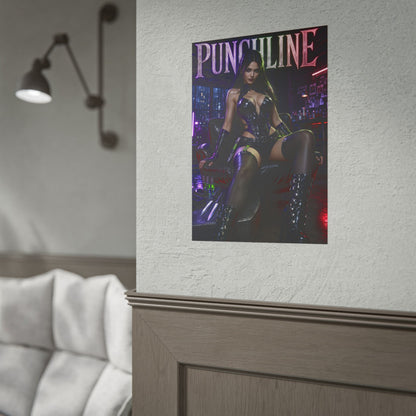 Punchline Character Poster Comic Style Wall Decor Bedroom Collector Gift