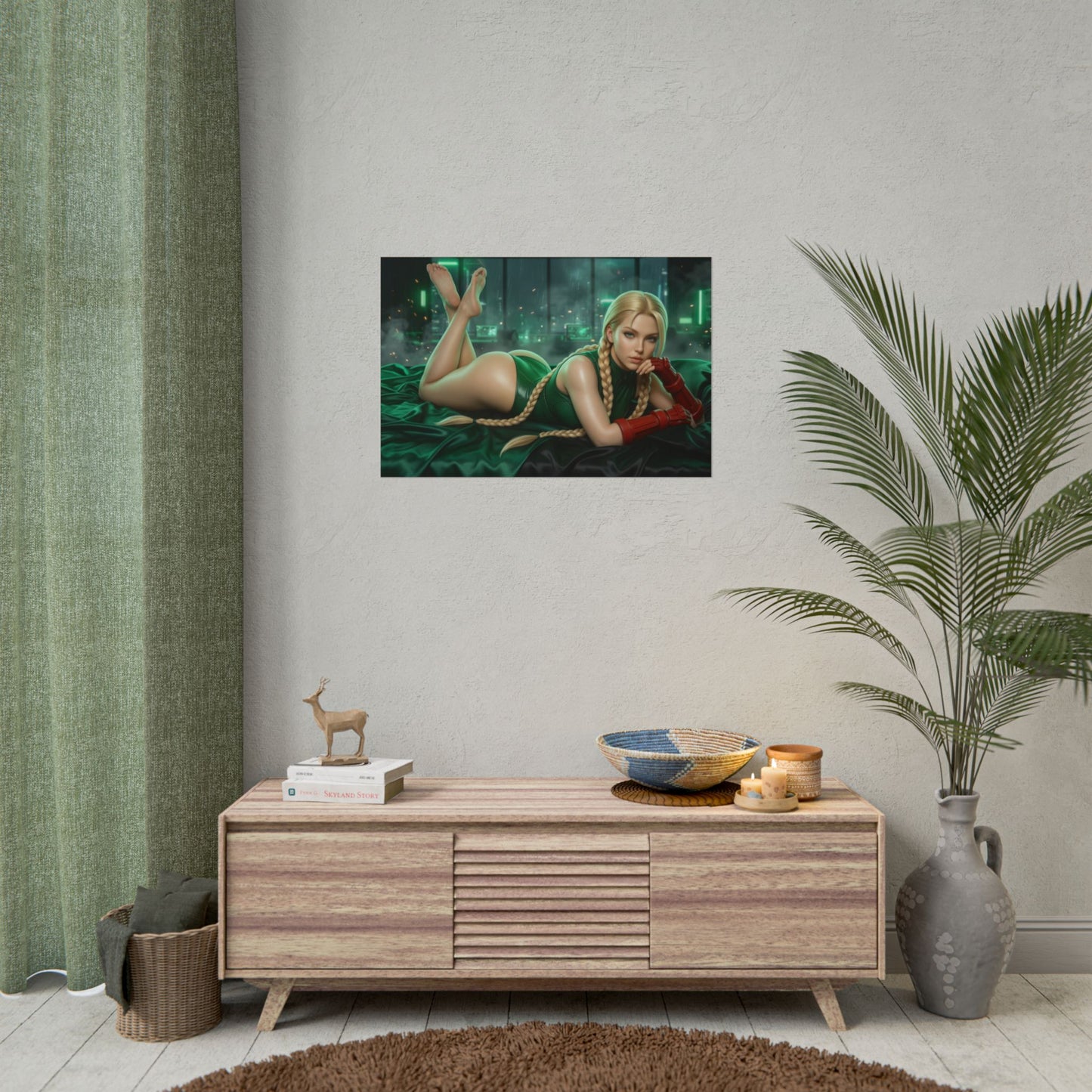 Cammy White Poster, Street Fighter Wall Art, Gaming Print Decor