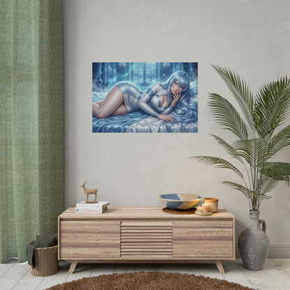 Esdeath Poster, Anime Wall Art, Fantasy Anime Print, Room Decor