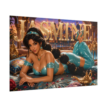 Fantasy Wall Art Princess Jasmine Aladdin Poster Character Room Decor Gift Print