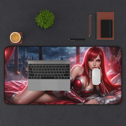 Fairy Tail Mouse Pad, Erza Scarlet Desk Mat, Gamer Gift