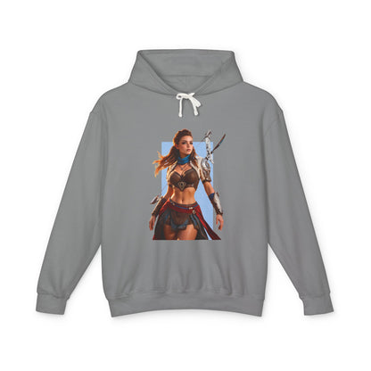 Aloy Hoodie | Fantasy-Jägerin-Hoodie | Anime-Kriegerinnen-Pullover