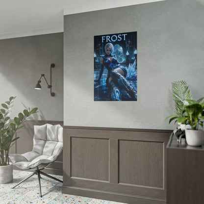 Frost Mortal Kombat Poster MK Gaming Wall Art Print Decor