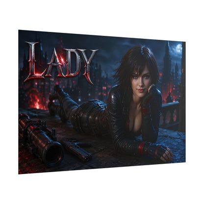 Lady Character Poster Devil May Cry Gaming Setup Wall Decor Collector Print