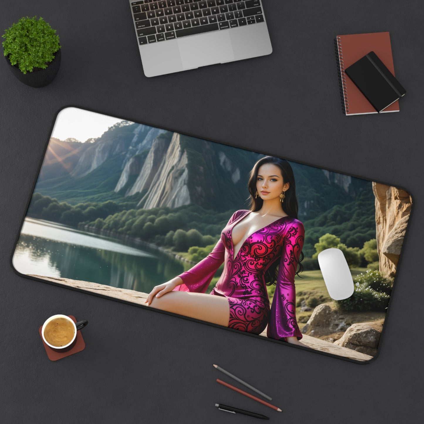 Килимок для миші Boa Hancock Anime, килимок для столу One Piece, великий ігровий килимок для миші