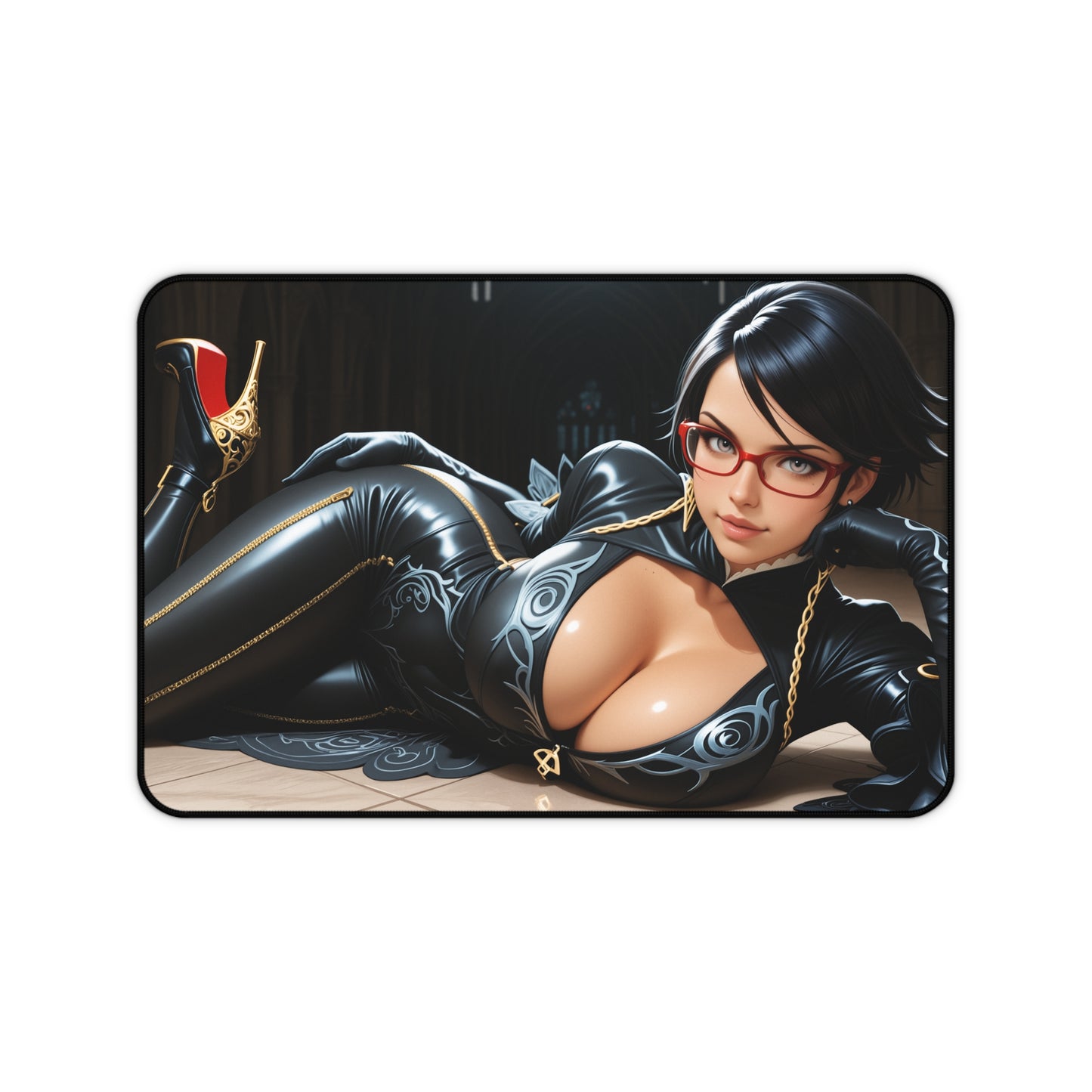 Килимок для столу Bayonetta, килимок для миші з героїнею фентезійних бойовиків, стильний ігровий стіл