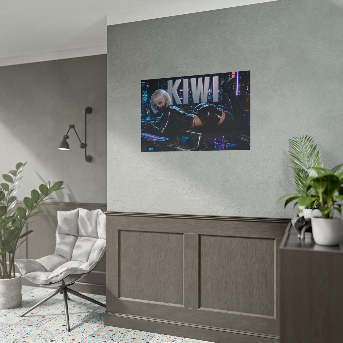 Anime Room Decor Kiwi Cyberpunk Edgerunners Poster Wall Art Character Print