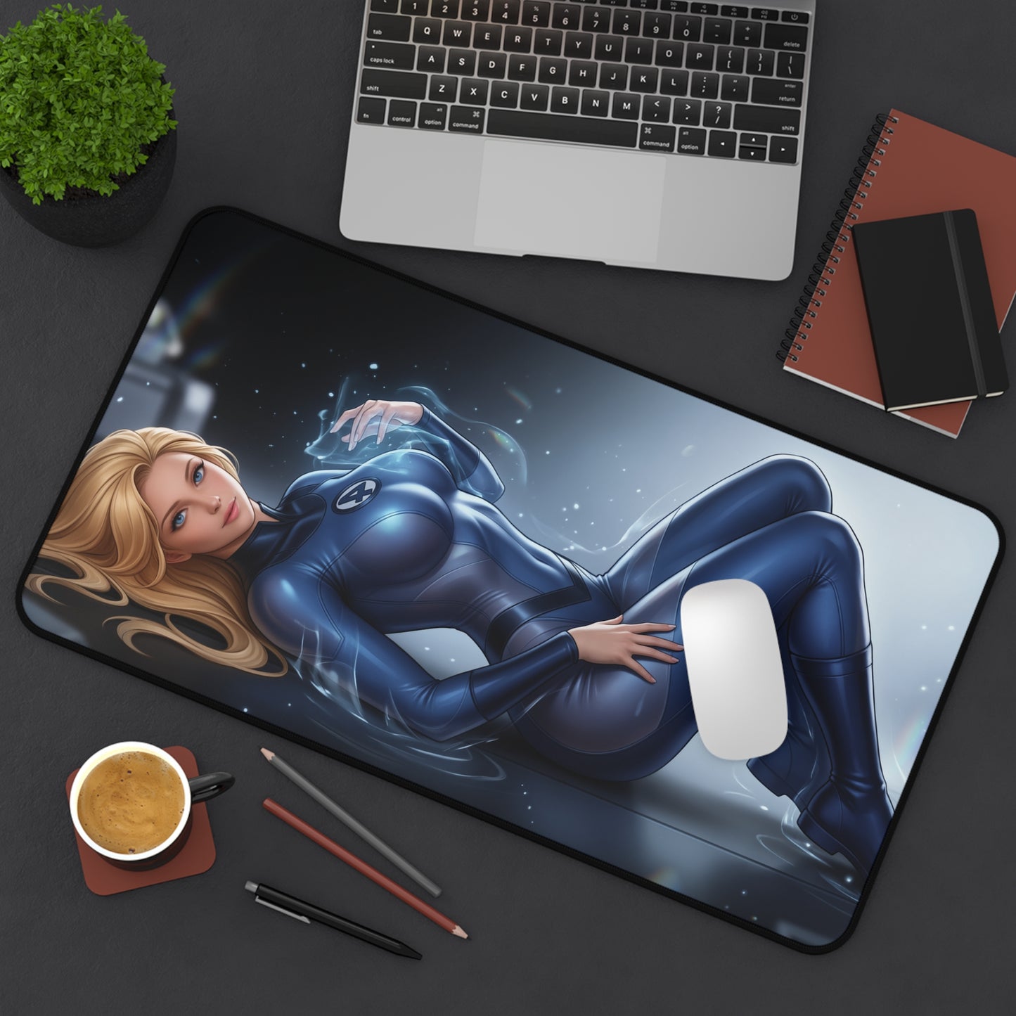Marvel Mouse Pad, Invisible Woman Desk Mat, Large Desk Pad