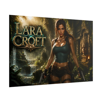 Lara Croft Tomb Raider Wall Art Poster PC Gaming Decor Bedroom Collector Print