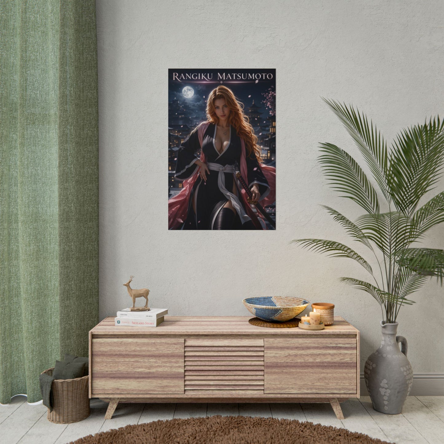 Rangiku Matsumoto Bleach Anime Poster Wall Art Print Decor