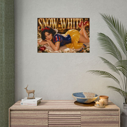 Snow White Poster Snow White and the Seven Dwarfs Character Wall Decor Art Print
