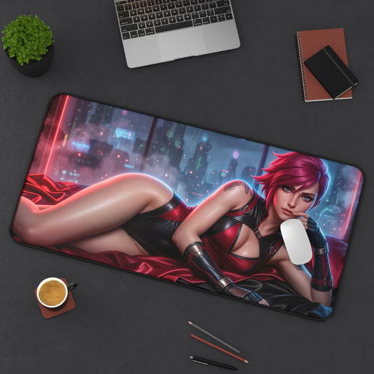 Arcane Mouse Pad, Vi Desk Mat, Anime Decor XXL