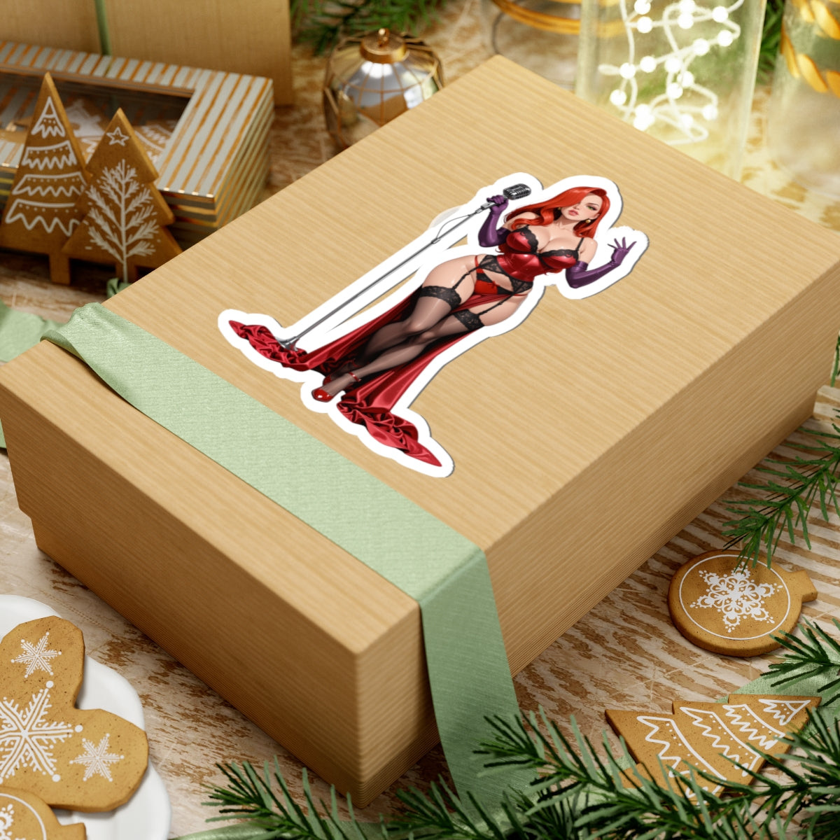 Наклейка Джессіка Реббіт – культова мультяшна вінілова наклейка для ноутбуків та використання в приміщенні