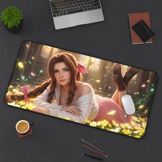 Final Fantasy Mouse Pad, Aerith Desk Mat, Anime Decor XXL