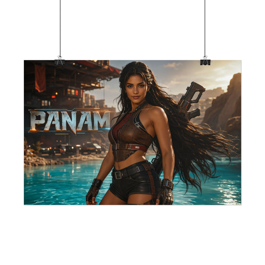 Panam Palmer Character Poster Cyberpunk Gaming Setup Wall Decor Collector Print
