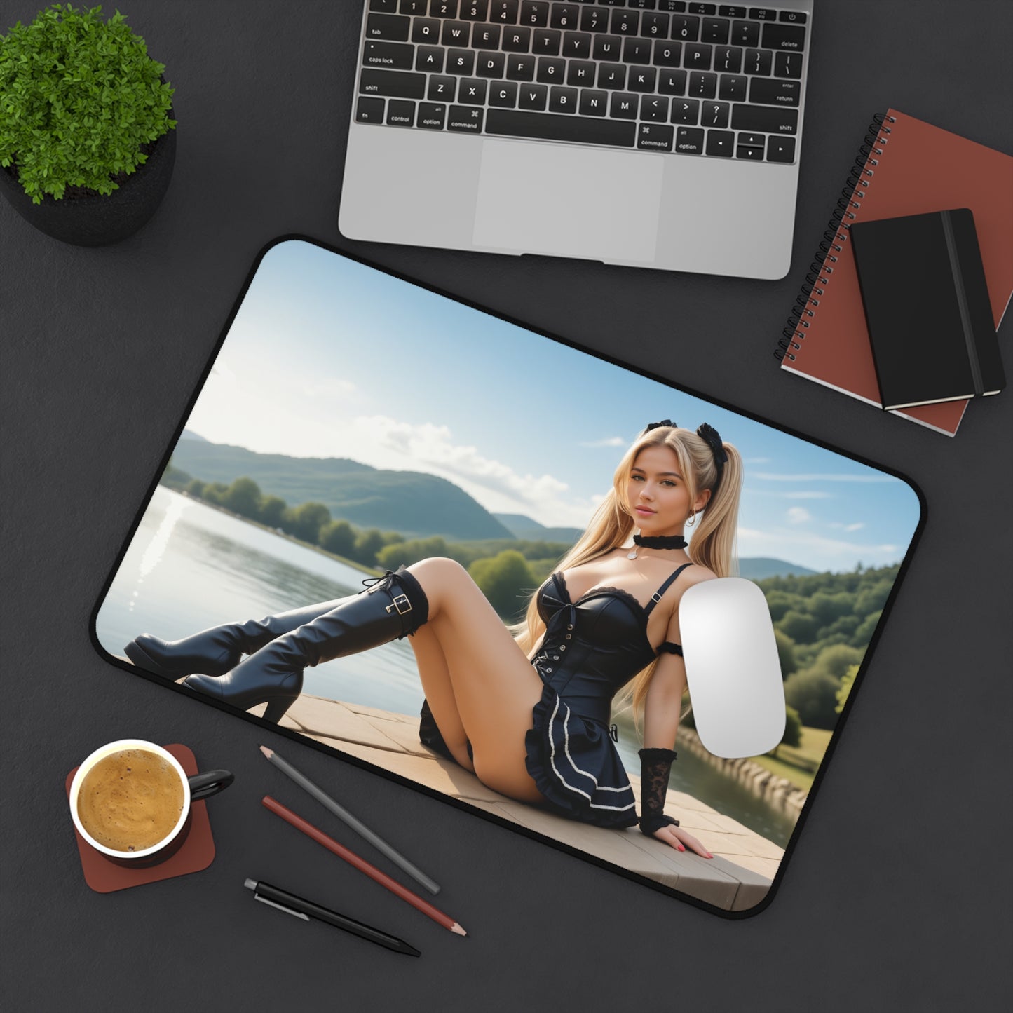 Килимок для столу Misa Amane, килимок для миші Death Note, декор столу для аніме-дівчини-геймерки