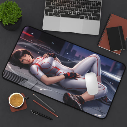 Mirror's Edge Mouse Pad, Faith Desk Mat, Gamer Gift XXL
