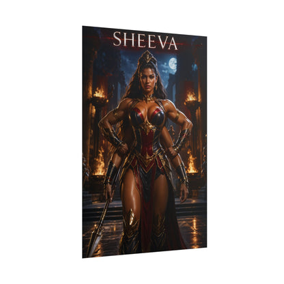 Sheeva MK Poster Mortal Kombat Gaming Wall Art Print Decor