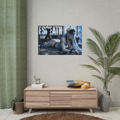 Esdeath Character Poster Akame ga Kill Anime Wall Decor Collectible Art Print