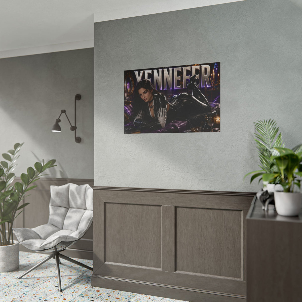 Yennefer of Vengerberg Poster The Witcher Gaming Wall Art Character Room Decor