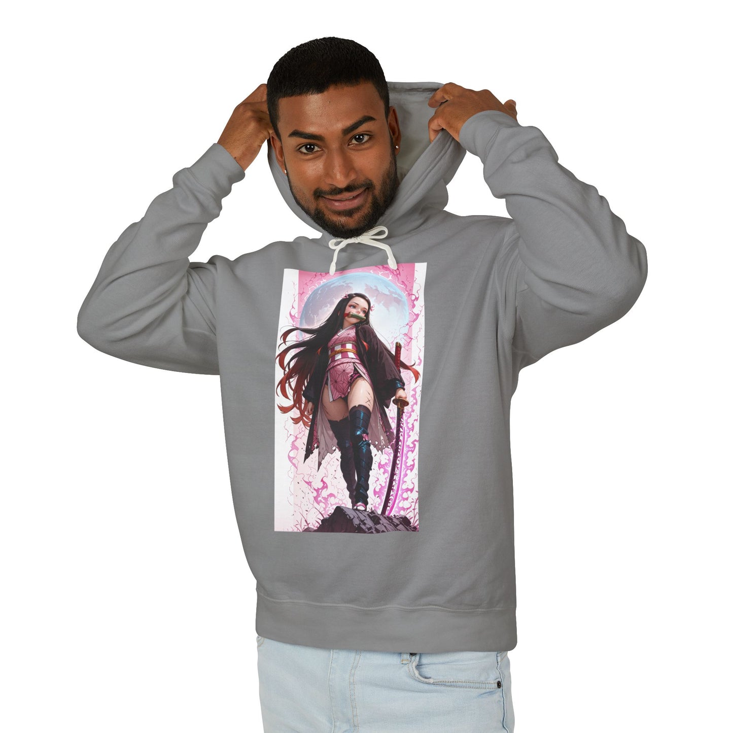 Nezuko Kamado Hoodie | Anime Demon Hoodie | Demon Slayer Warrior Pullover