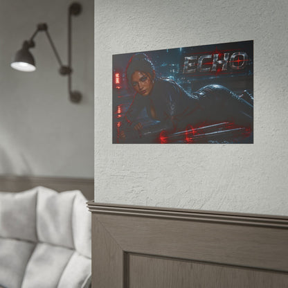 Comic Wall Art Echo Poster Heroine Room Decor Collectible Character Print