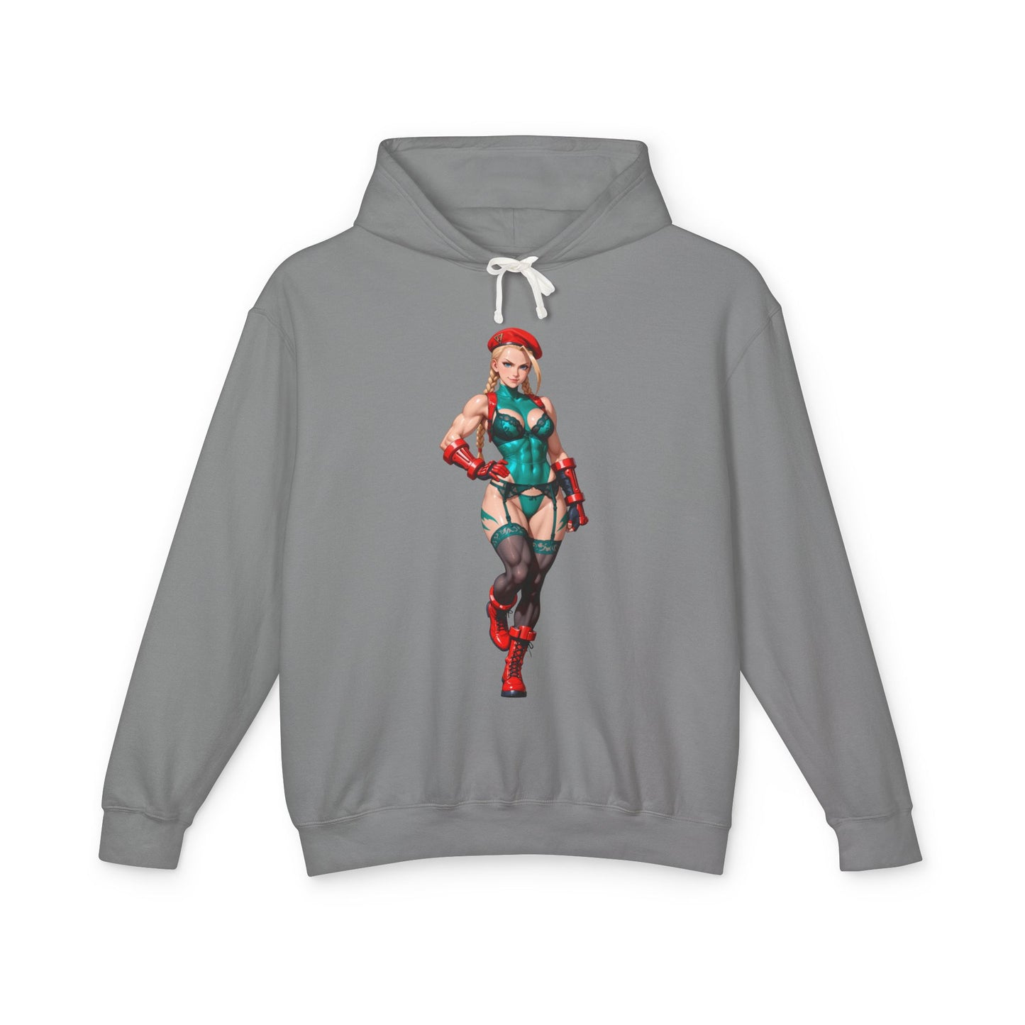Cammy White Hoodie | Street Fighter Gamer Hoodie | Anime Waifu Grafik-Pullover
