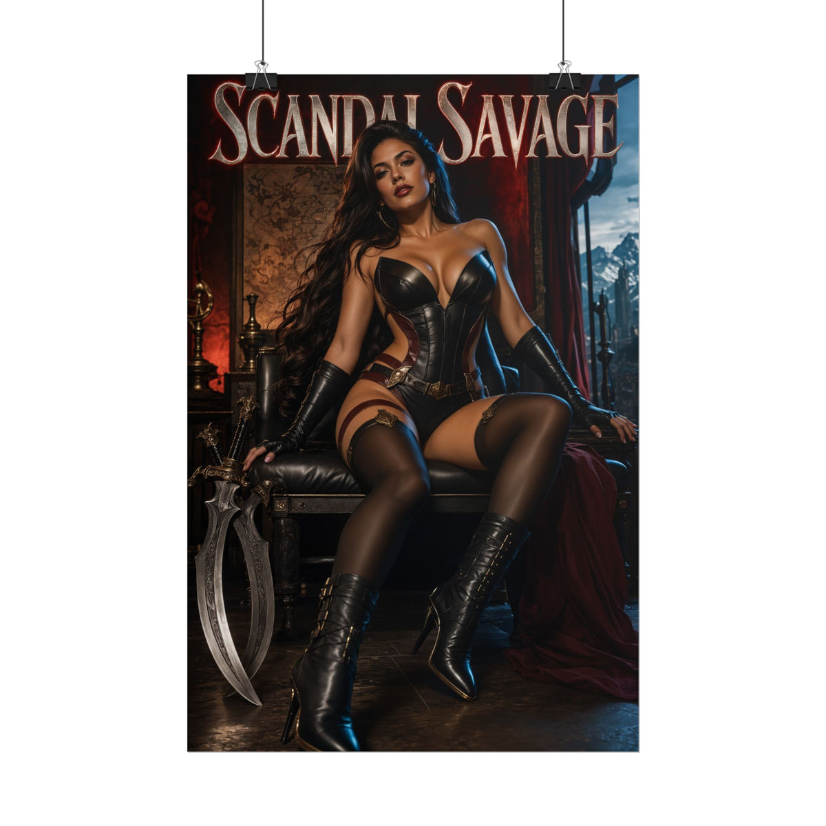 Scandal Savage Character Poster Comic Style Wall Decor Bedroom Collector Gift