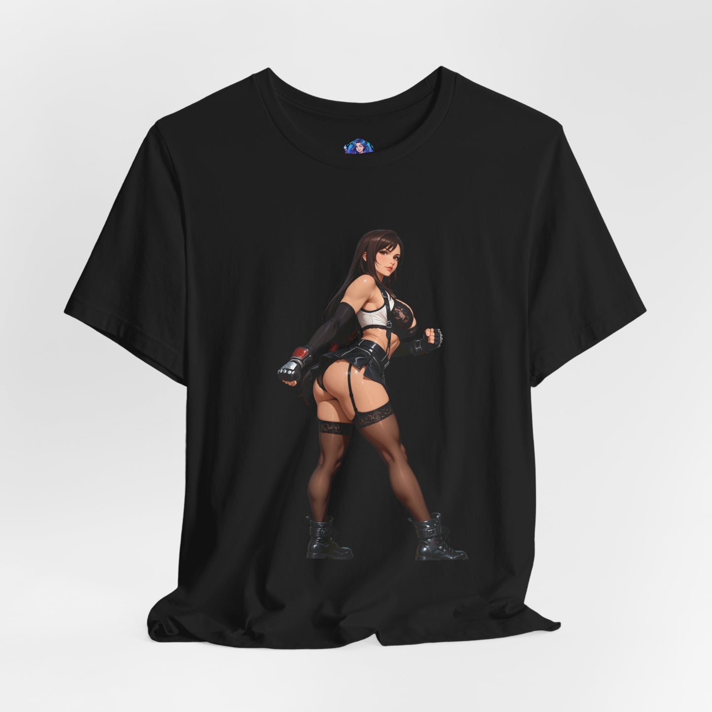 Tifa Lockhart T-Shirt | Final Fantasy VII T-Shirt für Gamer &amp; Anime-Fans | Kämpfer-Waifu-Shirt