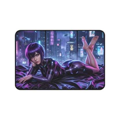 Ghost in the Shell Mouse Pad, Motoko Desk Mat, Gamer Gift