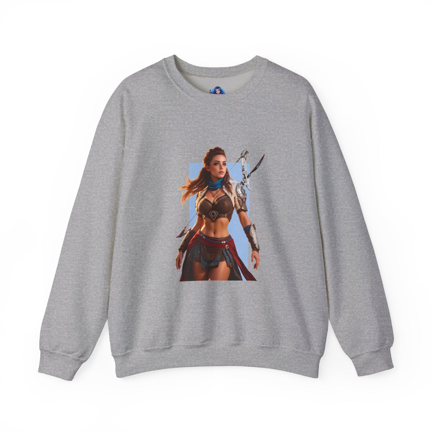 Aloy Sweatshirt, Horizon Rundhalsausschnitt, Gemütliche Gaming-Streetwear für Fans und Sammler
