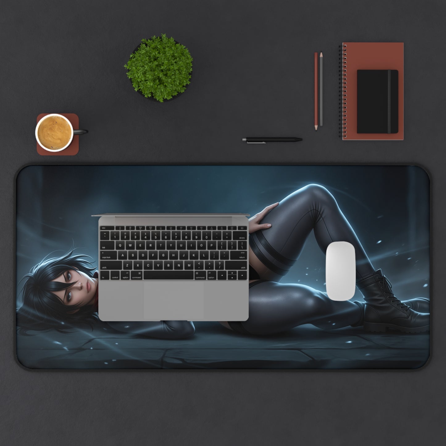 Attack on Titan Mouse Pad, Mikasa Desk Mat, Gamer Gift XXL
