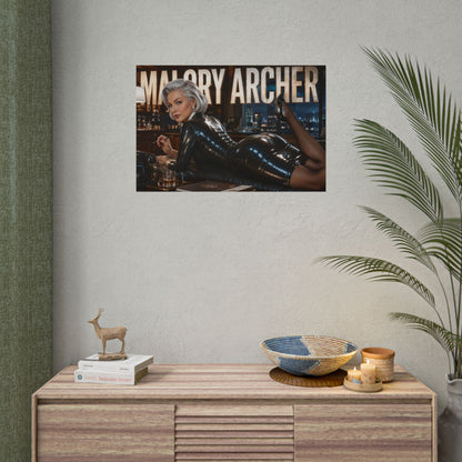 Cartoon Wall Art Malory Archer Archer Poster Room Decor Character Print