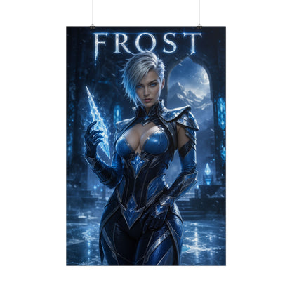 Frost MK Poster Mortal Kombat Gaming Wall Art Print Decor