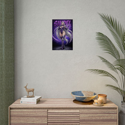 Sindel Art Print, Mortal Kombat Poster, Queen Fighter Wall Art, MK Character Decor, Gamer Room Wall Art, Gift