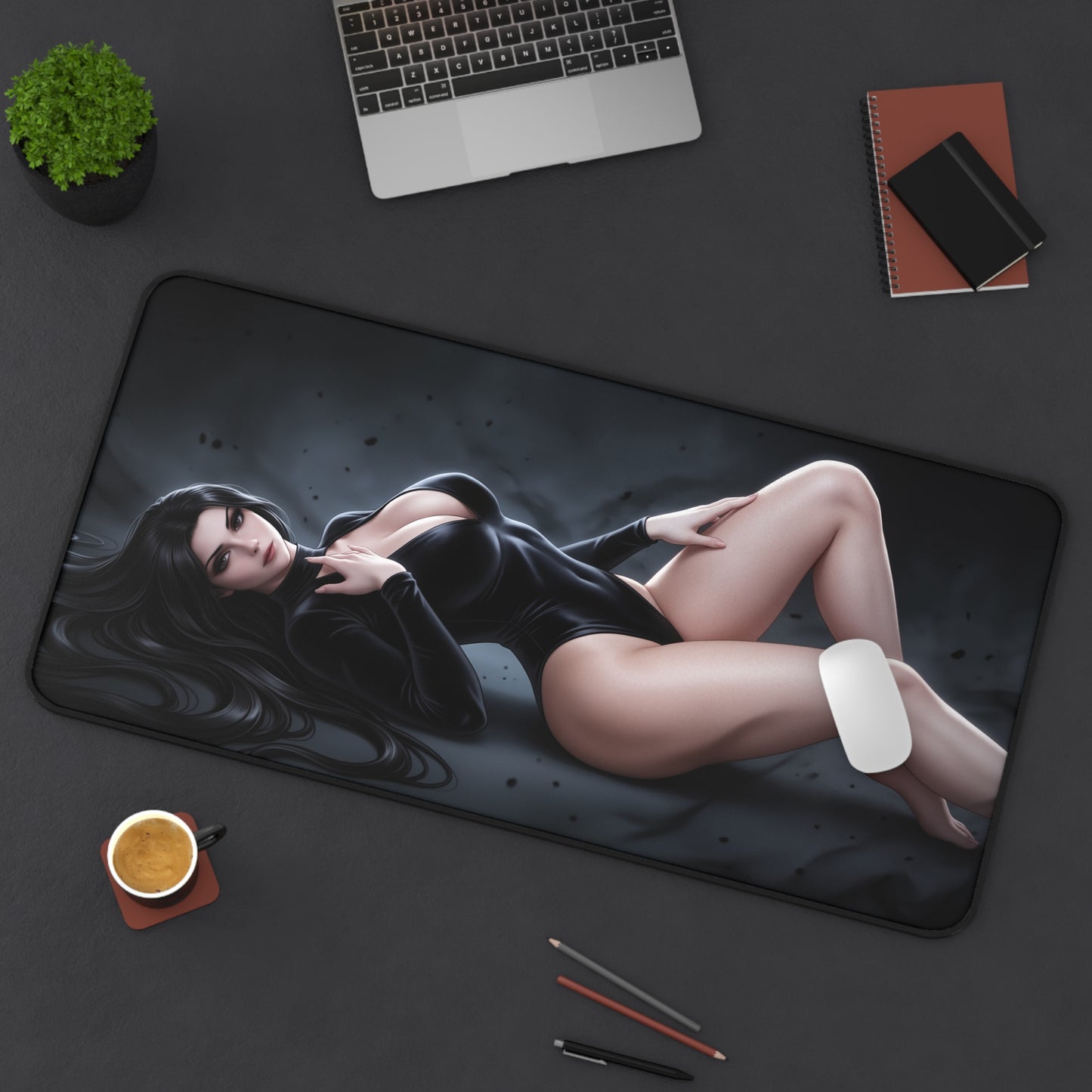 The Addams Family Mouse Pad, Morticia Desk Mat, Gamer Gift