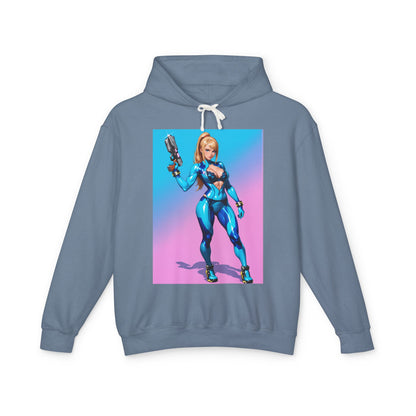 Худі Самус Аран | Худі в нульовому костюмі героїні | Пуловер у стилі аніме з науковою фантастикою