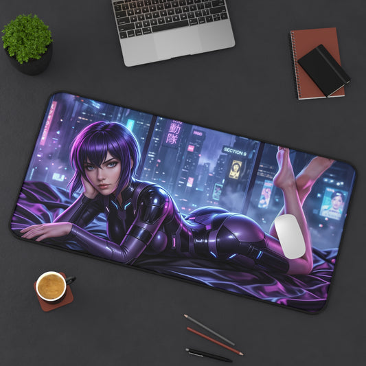 Ghost in the Shell Mouse Pad, Motoko Desk Mat, Gamer Gift