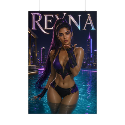 Gaming Wall Art Reyna Valorant Poster Bedroom Game Room Decor Art Print