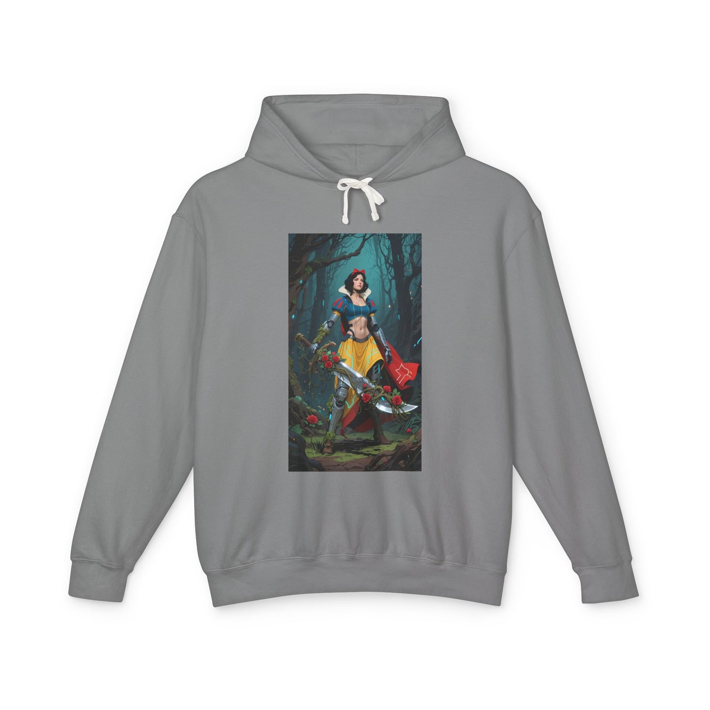 Cyber Snow White Hoodie | Futuristic Princess Hoodie | Anime Sci-Fi Pullover