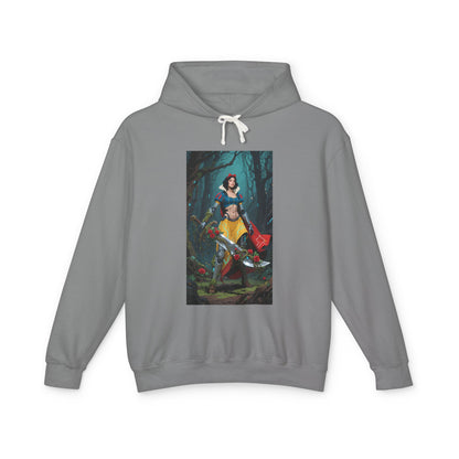 Cyber Snow White Hoodie | Futuristic Princess Hoodie | Anime Sci-Fi Pullover