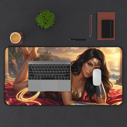 DC Comics Mouse Pad, Wonder Woman Desk Mat, Gamer Gift