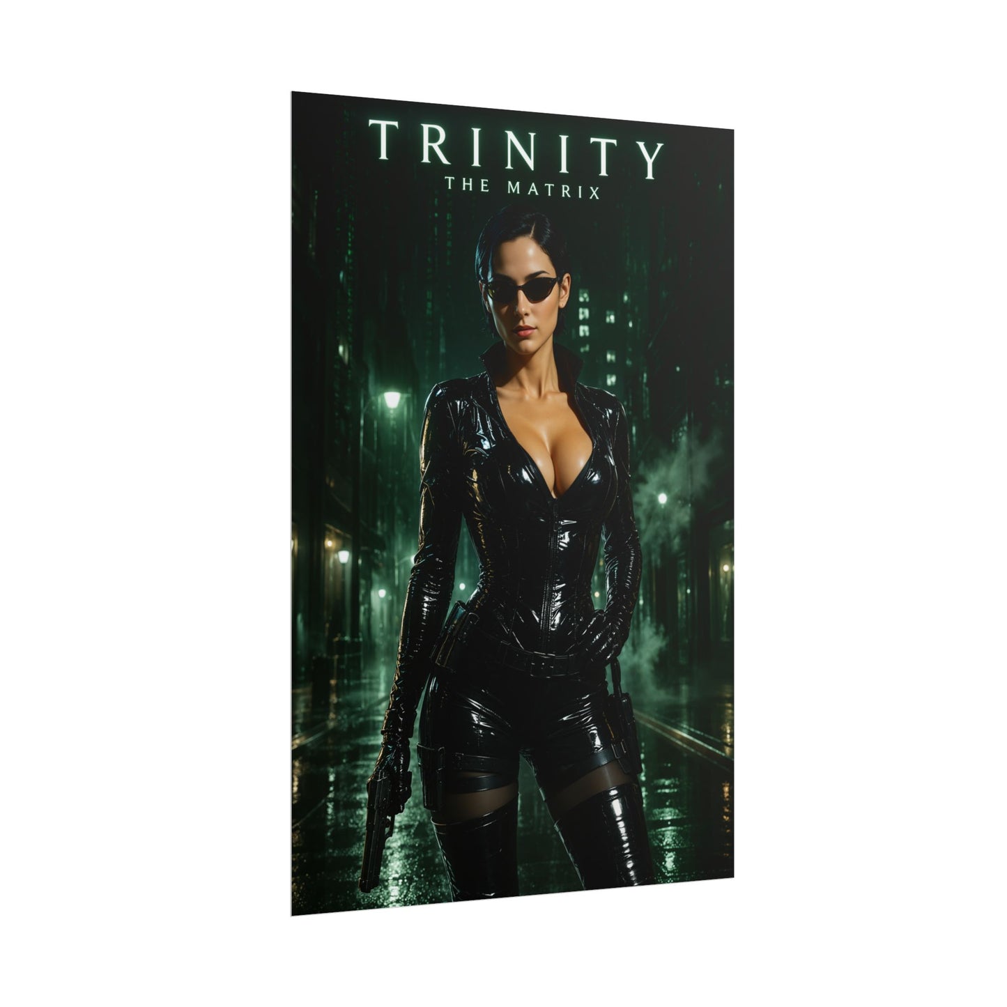 Trinity Matrix Poster, The Matrix Wall Art, Sci Fi Movie Print Decor