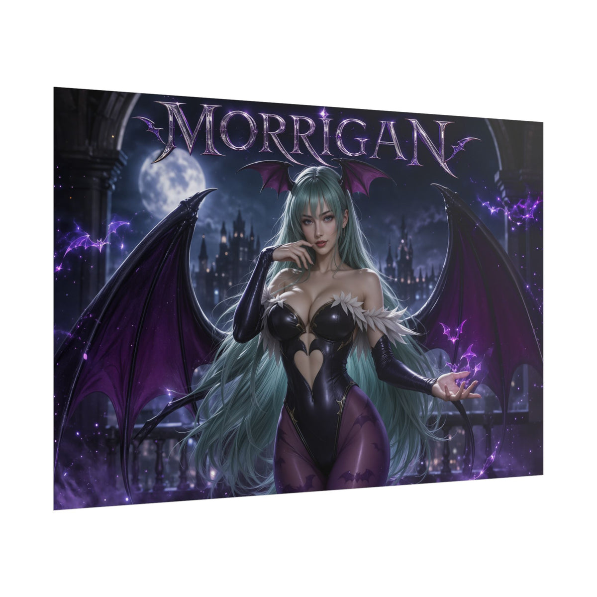 Morrigan Aensland Darkstalkers Poster Wall Art Character Room Decor Collectible